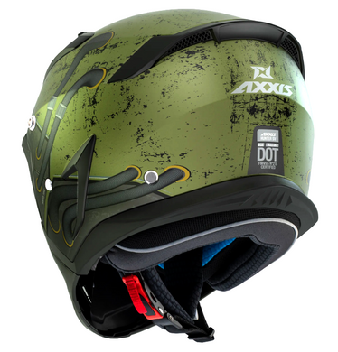 Мотошлем AXXIS HUNTER SV Toxic C6 Matt Green M