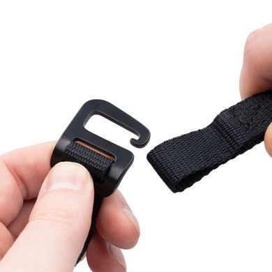 Ремені багажні Oxford Atlas G-Hook 17mm x 1.2M Black