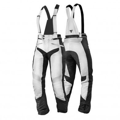 Мотоштани жіночі Shima NOMADE Grey Black, мембрана, підкладка, захист M