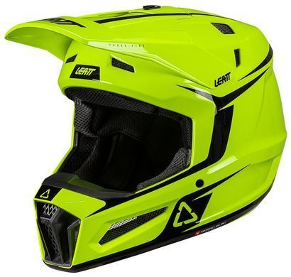 Шолом LEATT Moto 3.5 Helmet + Goggle Neon Yellow S
