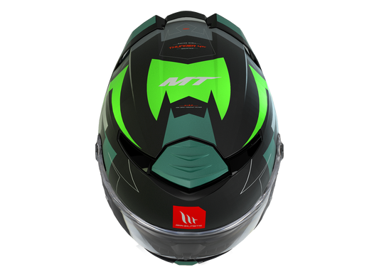 Мотошолом MT THUNDER 4 SV Mountain B6 Matt Green XS