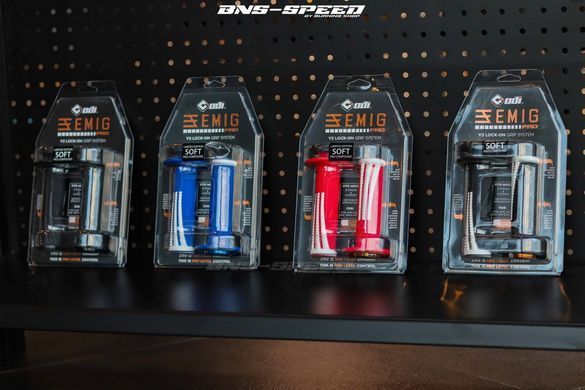 Мото Гріпси ODI EMIG PRO MX V2 Lock-On Grip - BLACKOU