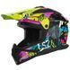 Мотошолом LS2 MX708 Fast 2 Gorilla Purple H-V Yellow S