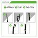 Ремені багажні Oxford Atlas G-Hook 17mm x 1.2M Black