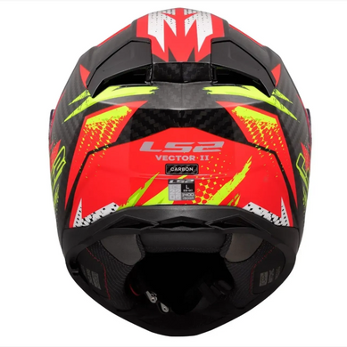 Мотошлем LS2 FF811 Vector 2 C Tantic Red Hi-Vis Yellow (L)