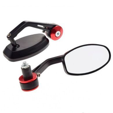 Дзеркала в торець керма LU0220 Black Red