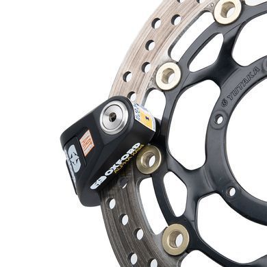 Замок на диск Oxford Alpha XA14 Alarm Disc Lock Black/Black