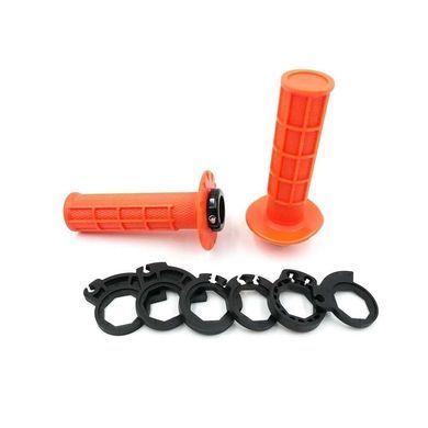Гріпси ODI HALF-WAFFLE MX V2 Lock-On Flo-Orange