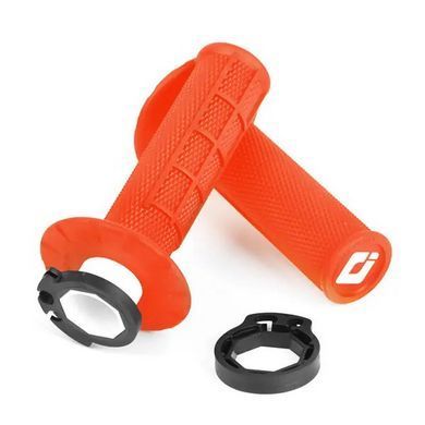 Гріпси ODI HALF-WAFFLE MX V2 Lock-On Flo-Orange