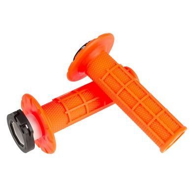 Гріпси ODI HALF-WAFFLE MX V2 Lock-On Flo-Orange