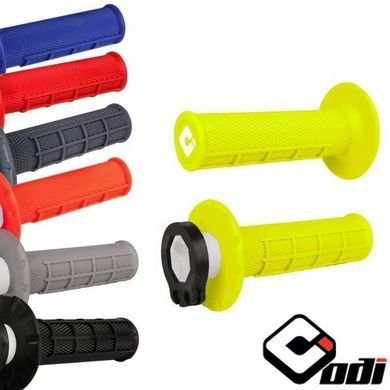 Гріпси ODI HALF-WAFFLE MX V2 Lock-On Flo-Orange