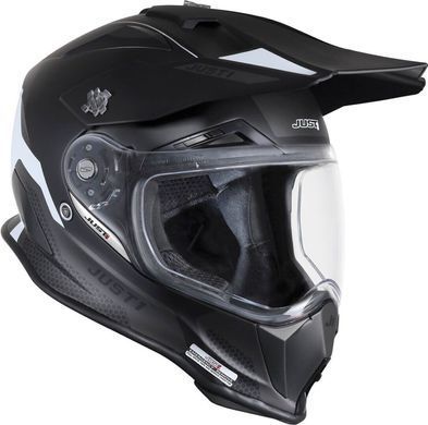 Мотошолом Just1 J14-F Elite White Black L