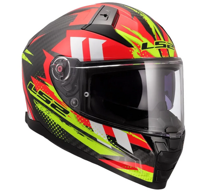 Мотошлем LS2 FF811 Vector 2 C Tantic Red Hi-Vis Yellow (L)