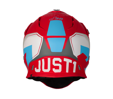 Мотошлем Just1 J38 Korner Blue Red XL