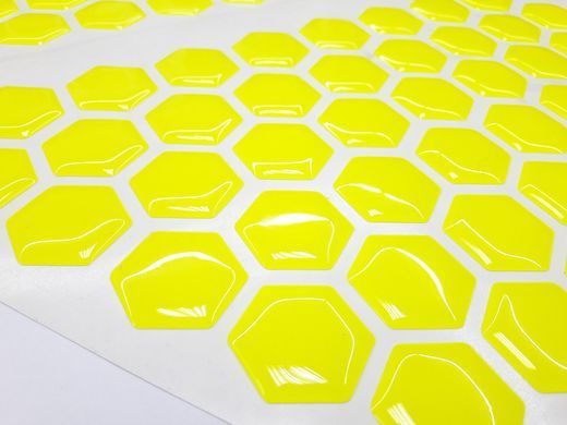 Соты на бак MM fluo yellow