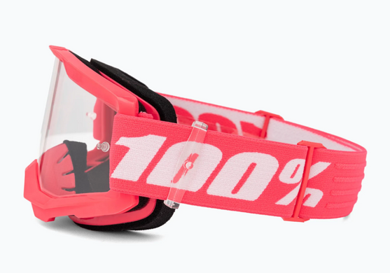 Маска кросова 100% STRATA Goggle II Pink - Clear Lens