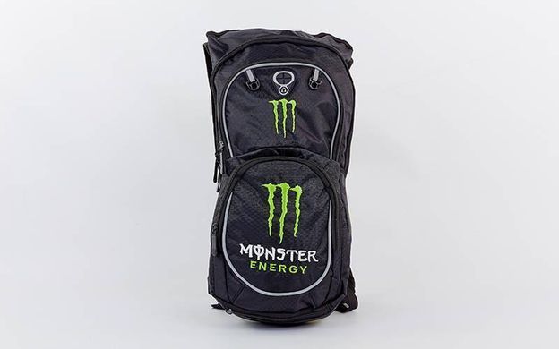 Моторюкзак Monster Energy Black із гідратором