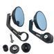 Зеркала в торец руля SH5002 Black