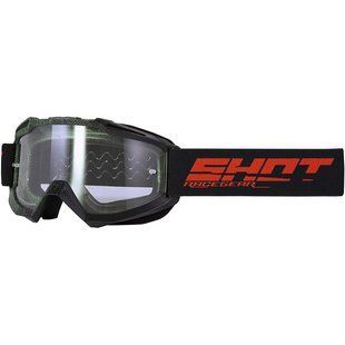 Маска кросова SHOT RACING ASSAULT ELITE Black/Khak Clear