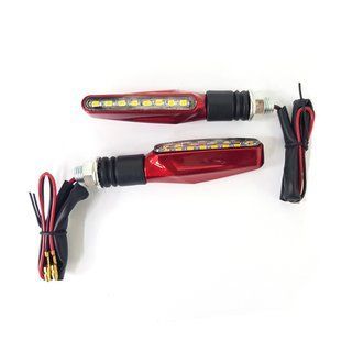 Повороты полоса 8 LED красные O-2592