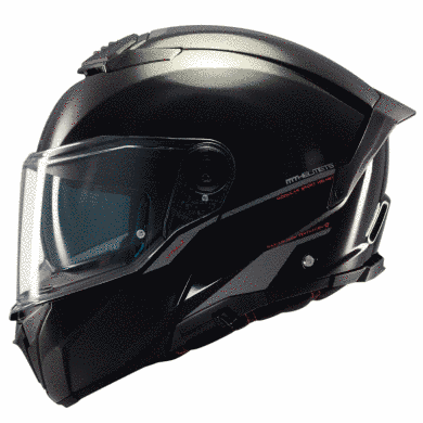 Мотошолом MT ATOM 2 SV Solid A1 Gloss Black XS