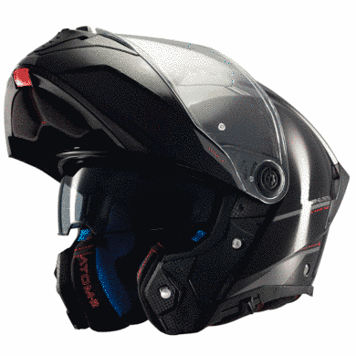 Мотошолом MT ATOM 2 SV Solid A1 Gloss Black XS