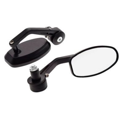 Зеркала в торец руля LU0220 Black