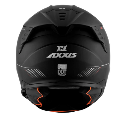 Мотошолом AXXIS HAWK SV Solid A1 Matt Black L