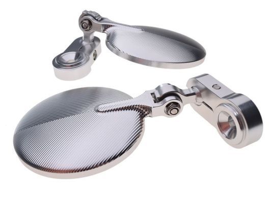 Зеркала в торец руля VESPA Silver PVE5603S