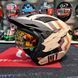 Мотошлем MT STREETFIGHTER SV SKULL 2020 Matt Orange XS