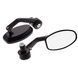 Зеркала в торец руля LU0220 Black