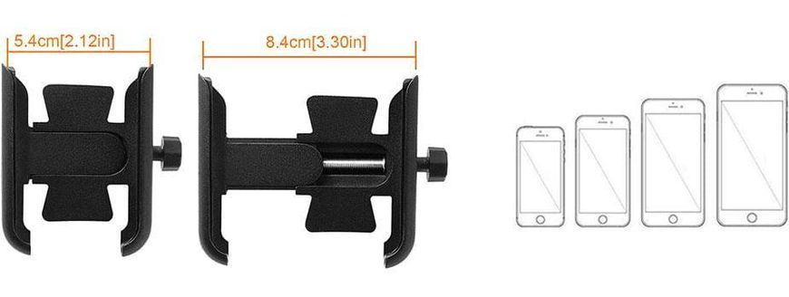 Держатель телефона R12 metal USB