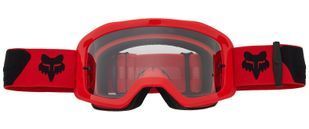 Детская кроссовая маска FOX YTH MAIN II CORE GOGGLE Flo Red Clear Lens