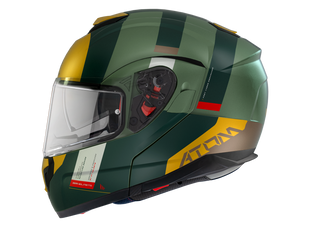 Мотошлем MT ATOM SV Gorex C6 Matt Green XS