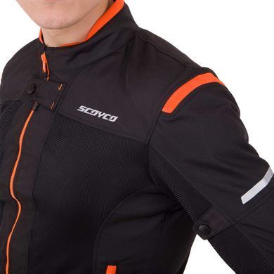 Мотокуртка SCOYCO JK158 Black-Orange M