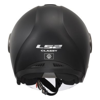 Мотошолом LS2 OF620 Classy Solid Matt Black