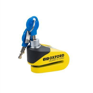 Замок на диск Oxford Quartz XA10 Disc Lock Yellow/Black