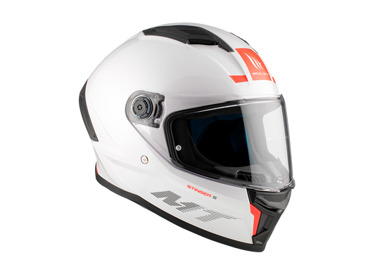 Мотошлем MT STINGER 2 A0 Solid Gloss White XL