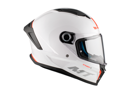 Мотошлем MT STINGER 2 A0 Solid Gloss White XL