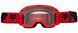 Детская кроссовая маска FOX YTH MAIN II CORE GOGGLE Flo Red Clear Lens