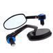 Зеркала в торец руля LU0220 Black Blue