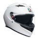 Мотошолом AGV K3 Gloss White ECE2206 S