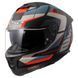 Мотошолом LS2 FF808 Stream 2 Road Matt Black Blue ECE2206 M