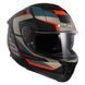 Мотошолом LS2 FF808 Stream 2 Road Matt Black Blue ECE2206 M