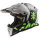 Мотошлем LS2 MX437 Fast EVO Heavy Black White S
