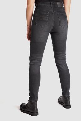 Мотоджинси одношарові PandoMoto LADY KAYA Slim Grey W24-L32