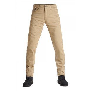 Мотоджинси одношарові PandoMoto Robby Slim Beige W28-L34