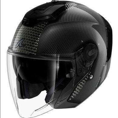 Мотошлем SHARK RS Jet Carbon Ikonik Carbon Black Chrom S