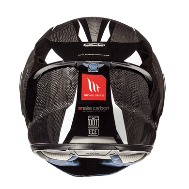 Мотошлем MT KRE Gloss Snake Carbon 2.0 Grey XL