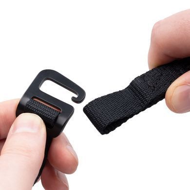 Oxford Atlas G-Hook 26mm x 2.0M Black (Pair)